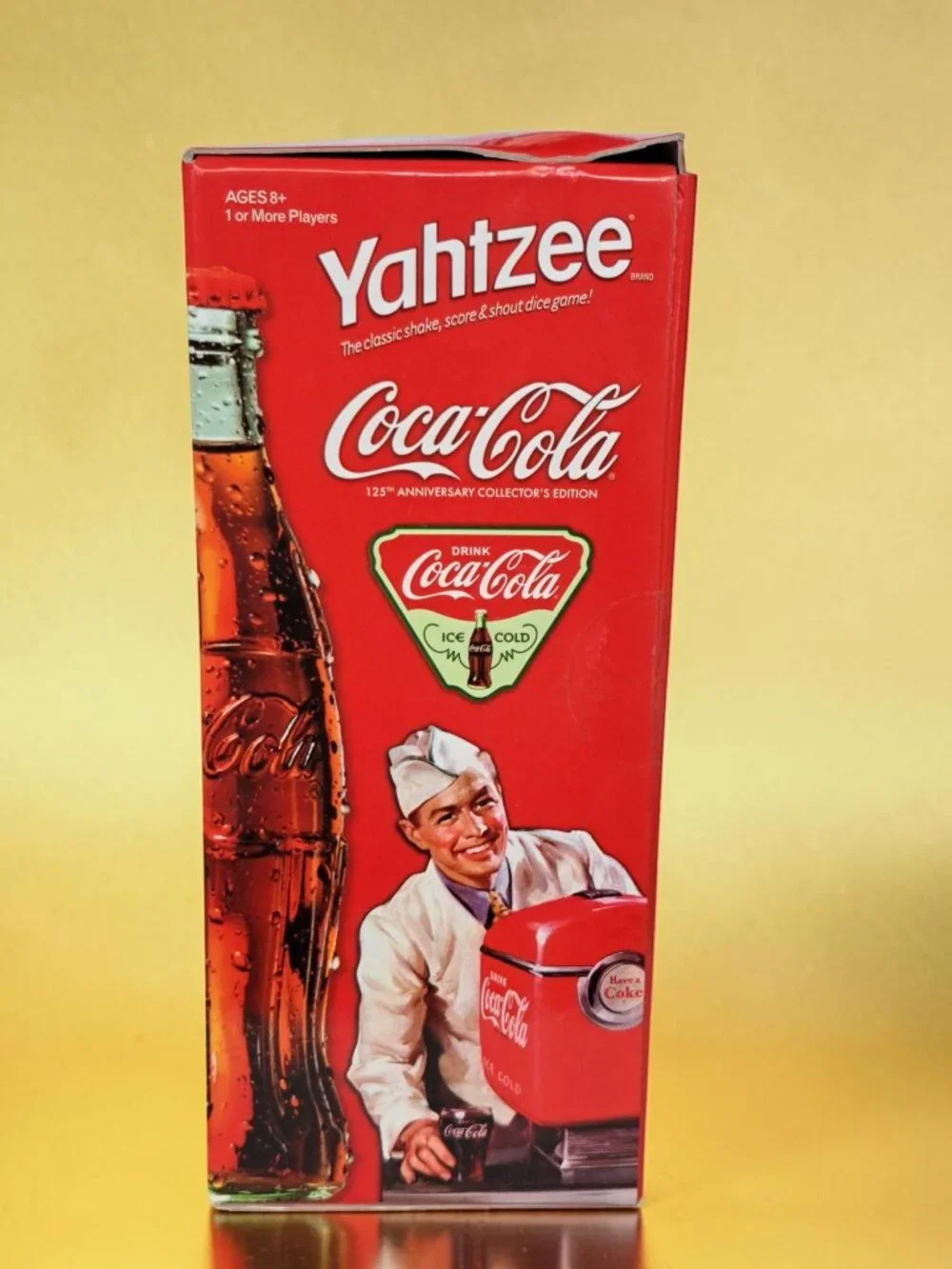 New Yahtzee Coca-Cola 125th Anniversary Collector's Edition Game Soda